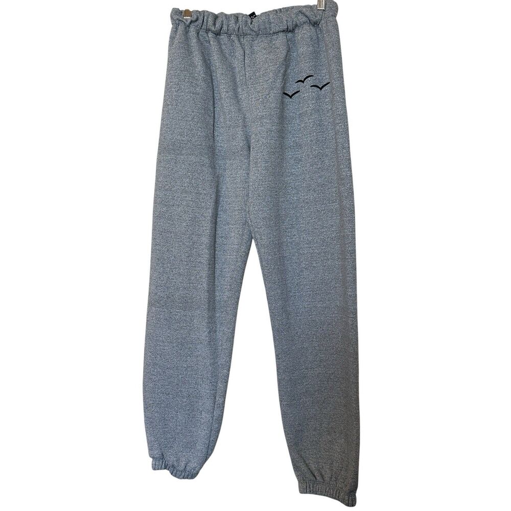 NWT LazyPants High Rise elastic at Waistband Fleece Active Joggers Small Grey